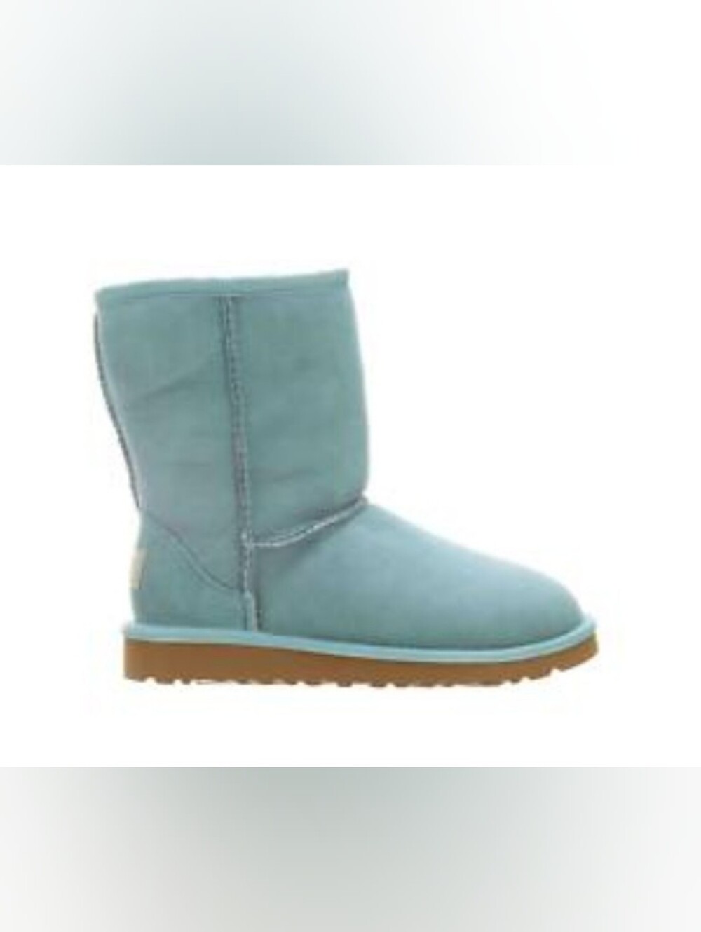 UGG Classic Short Suede Boots in Light Blue